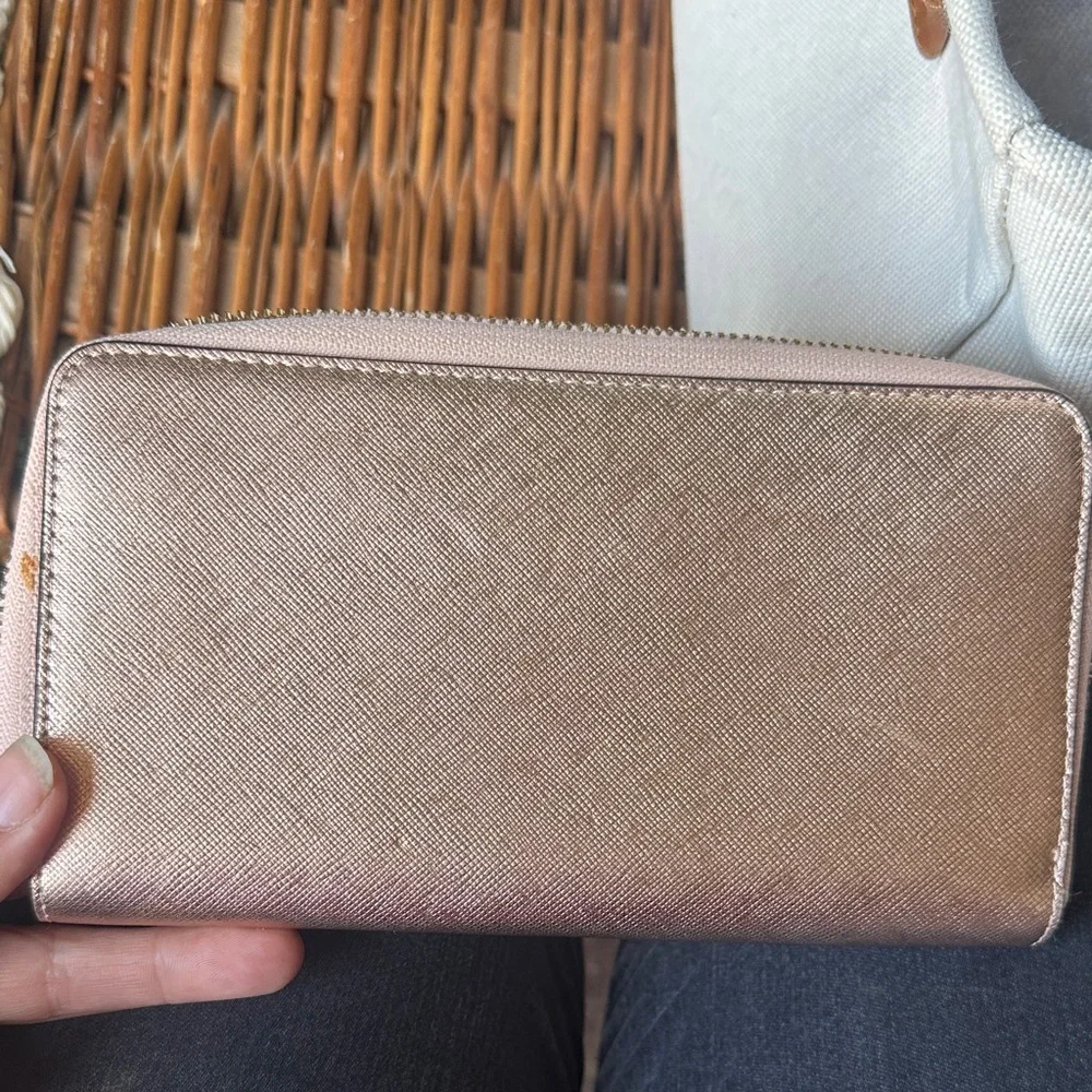 Kate Spade Metallic Pink Wallet